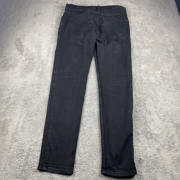 Hollister Advanced Stretch Skinny Jeans Mens 30x28 Black Low Rise - Picture 10 of 13
